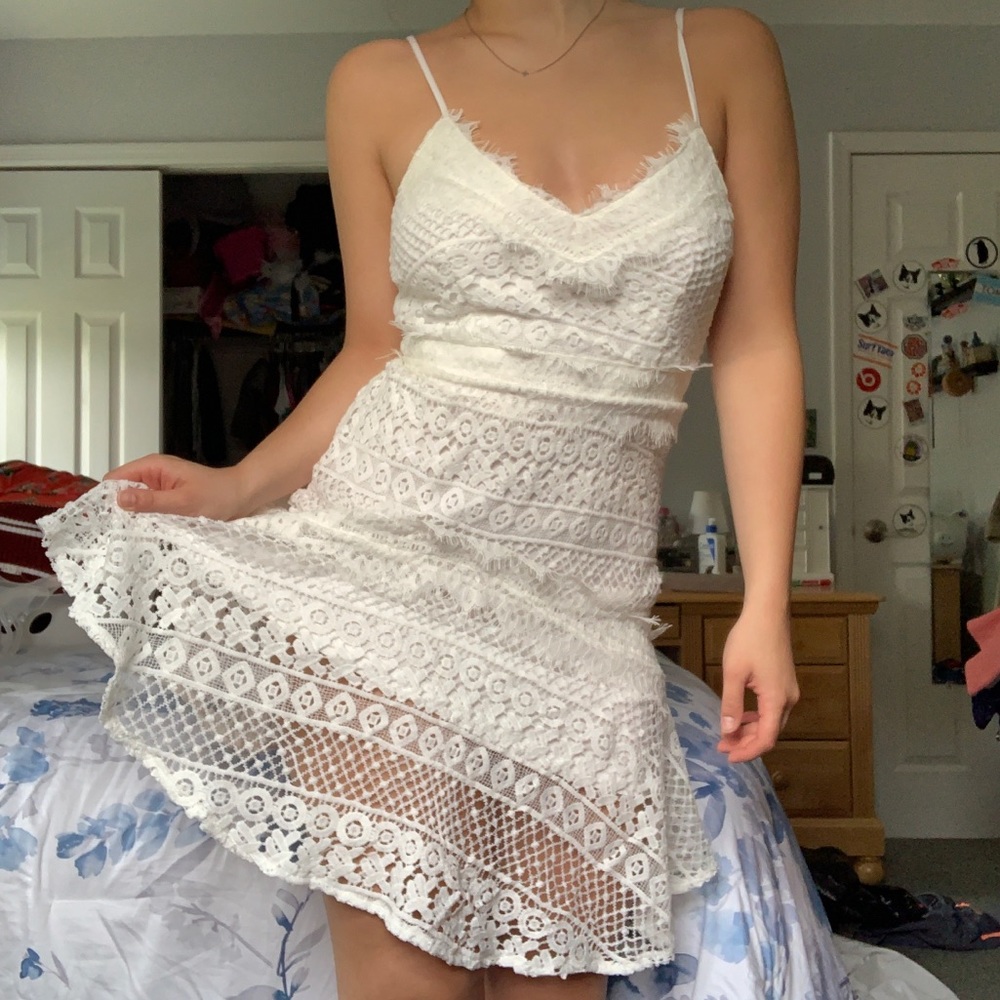 White Lace Dress